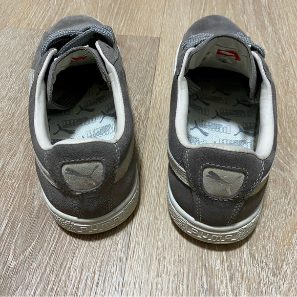 Men's PUMA Suede Classic | Size: 8 | Color: Grey / White - Picture 8 of 12